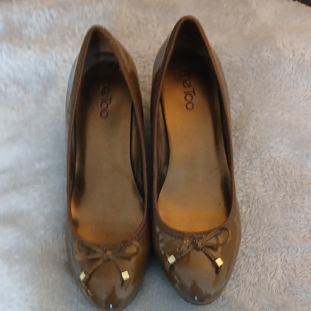 Me Too Brown Wedges Classic Comfortable Shoes